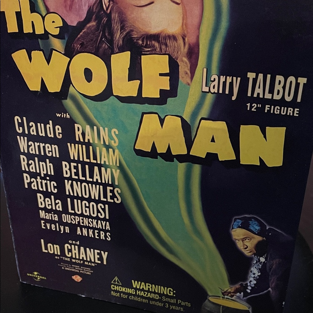 Universal The Wolfman Doll with Beige Suit - Picture 11 of 16